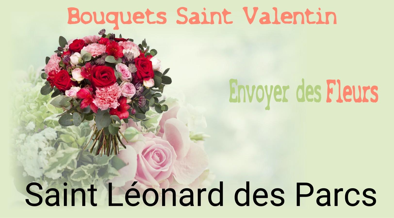 Roses de Saint-Valentin livrées à Saint-Léonard-des-Parcs